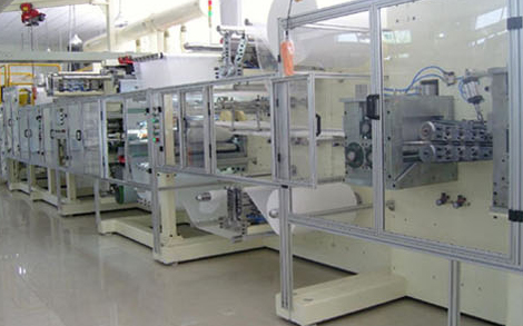 серво гигиеническая машина для производства салфеток